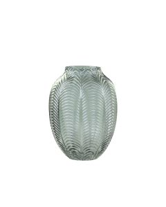 Vase w. leaf pattern