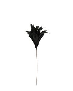 Ornament Ø25x70 cm PLUM black