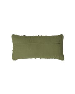 A - Cushion 60x30 cm HUMADA bouclé green