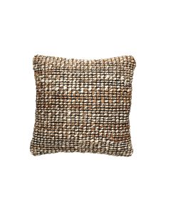 Cushion 45x45 cm JOLITA jute black-brown