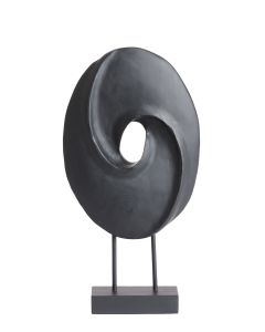Ornament on base 24x9x46,5 cm ZORATI wood black