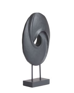 Ornament on base 24x9x46,5 cm ZORATI wood black