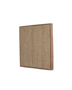 Wall ornament 80x3x80 cm KALAW jute natural