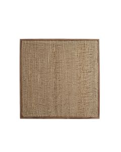 Wall ornament 80x3x80 cm KALAW jute natural