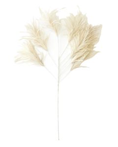 Ornament 8 feathers 95 cm FEATHER white