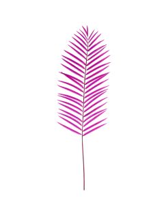 Ornament 35x105 cm PALM metallic purple