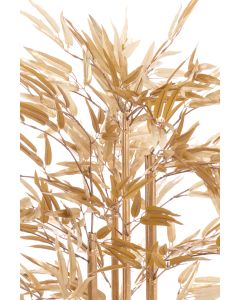 Potted ornament 120x70x120 cm BAMBOO metallic light gold