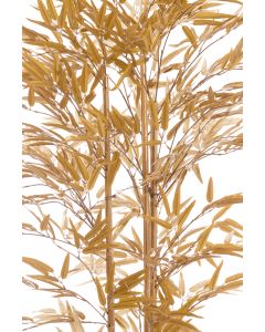 Potted ornament 152x90x152 cm BAMBOO metallic light gold