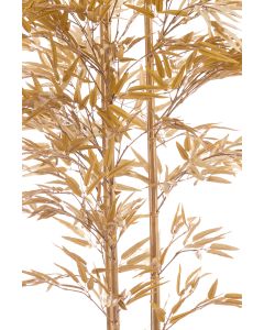 Potted ornament 180x100x180 cm BAMBOO metallic light gold