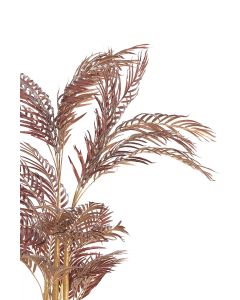 Potted ornament 145x135x135 cm PALM metallic burgundy