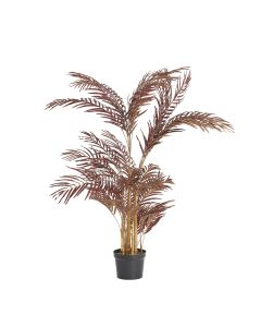 Potted ornament 145x135x135 cm PALM metallic burgundy