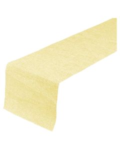 Jute Linen Tableribbon yellow 30cmx3mtr (box of 12)