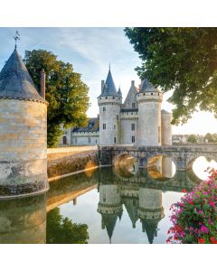 Chateau Outdoor Painting photoprint 75x75x2,5cm