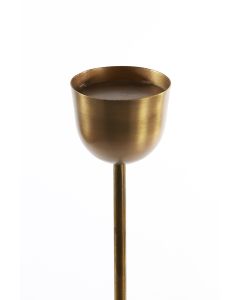 Tealight holder on base Ø12x80 cm OFELIA antique bronze