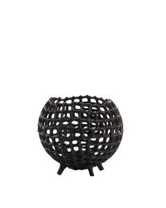 Tealight Ø15x13 cm PURCINA matt black