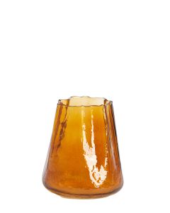 Tealight Ø14,5x15,5 cm MURADA glass brown