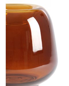 Tealight Ø15x12,5 cm NURIA glass caramel