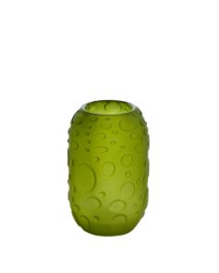 Tealight Ø8x13 cm FINLEY glass matt light green