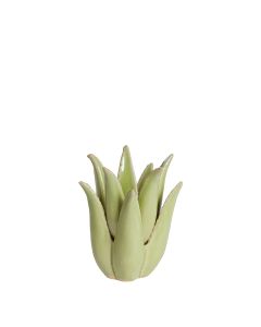 Tealight Ø13x15 cm CACTUS ceramics light green