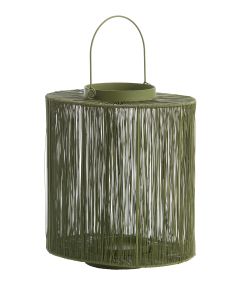 Lantern 28x20x30 cm BANJO olive green