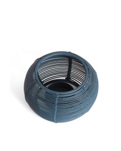 Tealight Ø11x7 cm BIANO matt dark blue