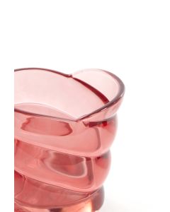 Tealight 10x7x9 cm MALEA glass red