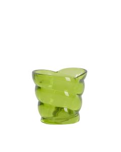 Tealight 10x7x9 cm MALEA glass green