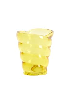 Tealight 10,5x7x12,5 cm MALEA glass yellow