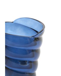Tealight 10,5x7x12,5 cm MALEA glass blue