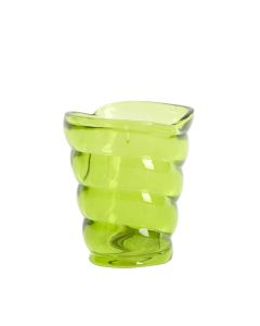 Tealight 10,5x7x12,5 cm MALEA glass green