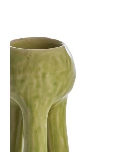 Tealight Ø7,5x10,5 cm KATNI ceramics green