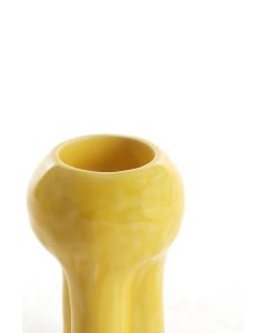 Tealight Ø7,5x10,5 cm KITNA ceramics yellow