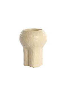 Tealight Ø12x15,5 cm KITNA ceramics cream