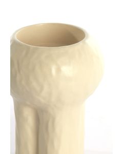 Tealight Ø12x15,5 cm KITNA ceramics cream