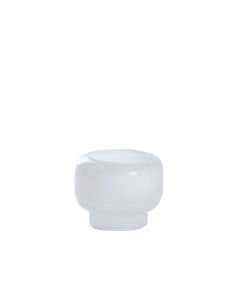 Tealight Ø10x7,5 cm SOLVAY glass white