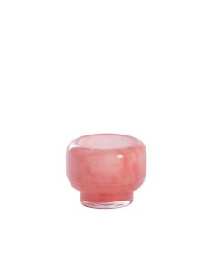 Tealight Ø10x7,5 cm SOLVAY glass pink