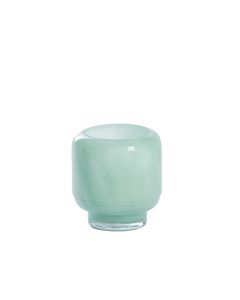 Tealight Ø10x10,5 cm SOLVAY glass mint green