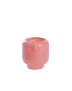 Tealight Ø10x10,5 cm SOLVAY glass light pink