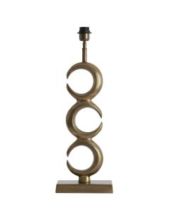 A - Lamp base 22x12x57,5 cm LUNE antique bronze
