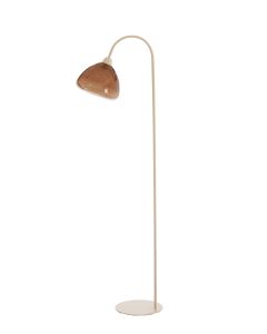 Floor lamp 47x28x160 cm BISHO glass brown+sand