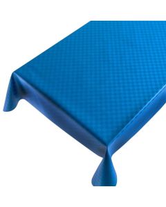 Damast Tablecloth Coated Linen blue 15mtr