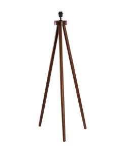 Floor lamp tripod 52x52x122 cm ILIAS wood russet