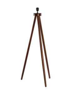Floor lamp tripod 52x52x122 cm ILIAS wood russet