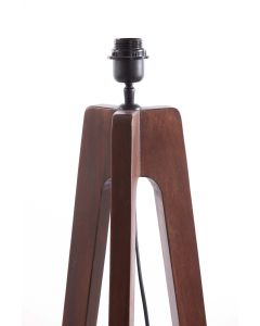 Floor lamp tripod 35x35x118 cm TROINA wood russet