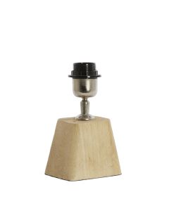 Lamp base 11x9x19 cm KARDAN wood matt natural