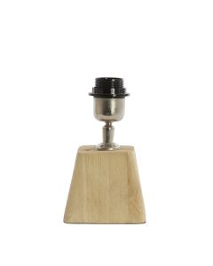 Lamp base 11x9x19 cm KARDAN wood matt natural