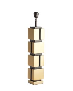 Lamp base 11x11x68 cm CAIO matt gold-matt black