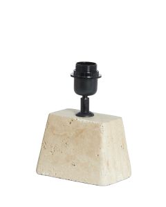 Lamp base 16x10x21 cm KARDAN travertine sand