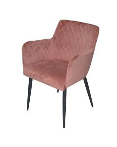 Dining room chair velvet velvet rose - Velvet pink