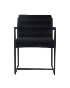 Dining room chair Design chair Velvet Tony - Velvet Black